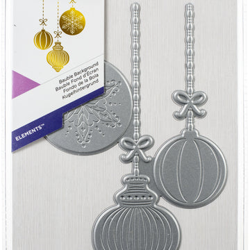 Crafter's Companion Gemini Foilpress Stamp Die Elements - Baubles