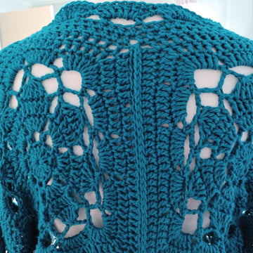 Vintage Garden Crochet Cardigan