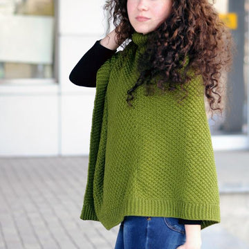 Grasshopper poncho for kids and adults