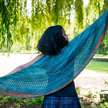 Young Peacock Shawl