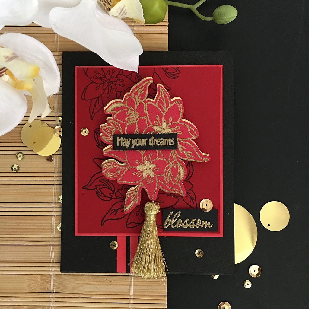 Hero Arts Frame Cut Dies - Dreams Will Blossom