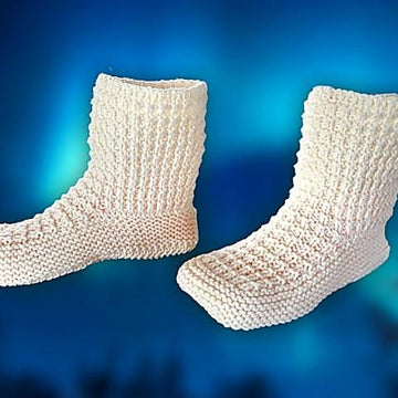 Textured Adult Bootie Slippers