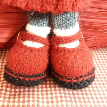Mary Jane Shoes with Stitching