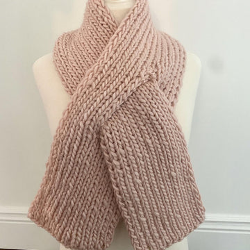 Pink Ribbon Scarf