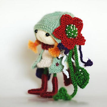 Floret. The Small Doll. She has a mouth with tongue. Wire in the legs