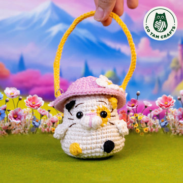 Calico cat lip balm holder