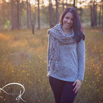 Infinity Chic Sheep Cable Scarf