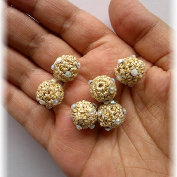 Christmas Crochet Pattern Bauble Bead Miniature Disco Balls