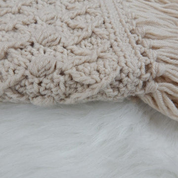 Boho Diamond Textured Throw