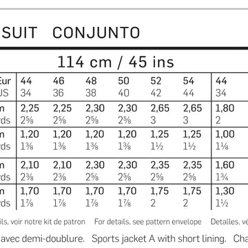 Burda Style Suit Sewing Pattern B7046 - Paper Pattern, Size 8-18