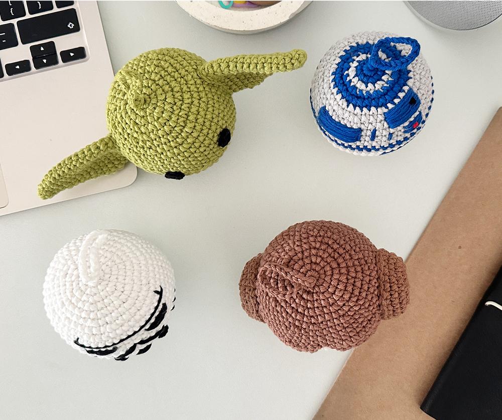 Galaxy Characters Inspired Christmas Ornament Crochet Pattern Bundle PDF