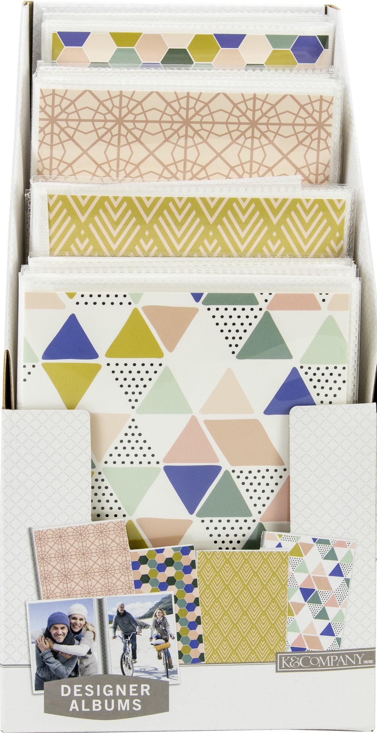 K&Company Photo Album 4"X6" 12 PDQ Display - Mod Patterns