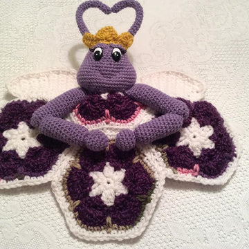 Queen Violet of the LoveBugs Security Blanket