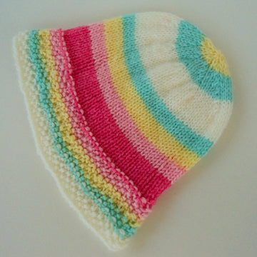 Preemie/Newborn Sun Hat Knit Set