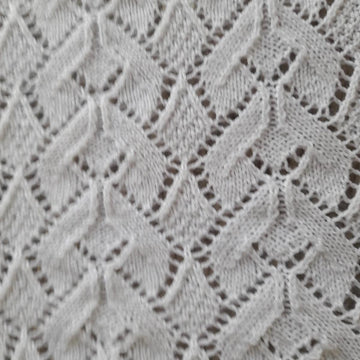Moss and Lace Baby Shawl