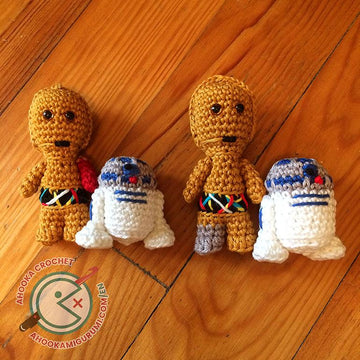 Mini R2D2 and C3PO