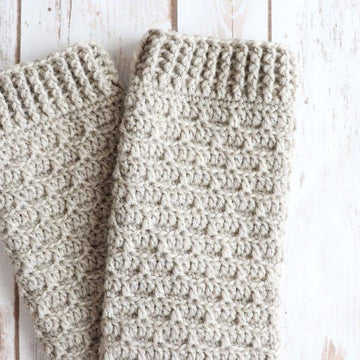 Slouchy Crochet Leg Warmers