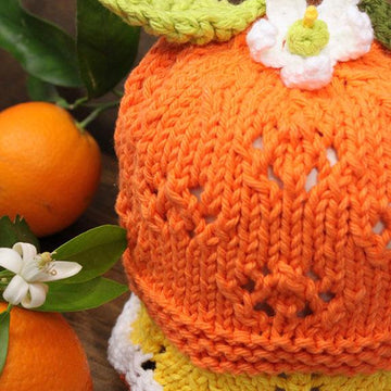 "Orange" fun lace hat