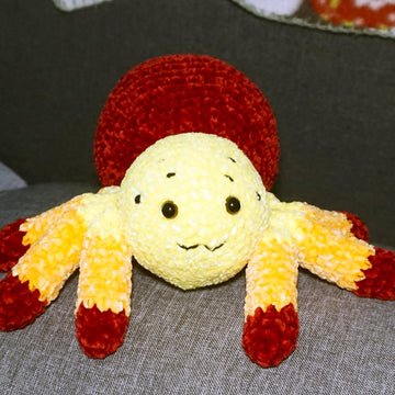 Häkelanleitung für die Amigurumi Kuschelspinne