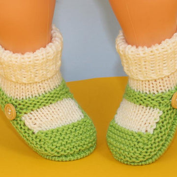 Baby One Button Sock and Slipper Booties
