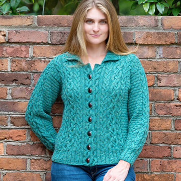 Cabled Cardigan #173
