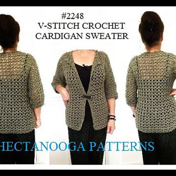#2248-2-3XL Vstitch cardigan