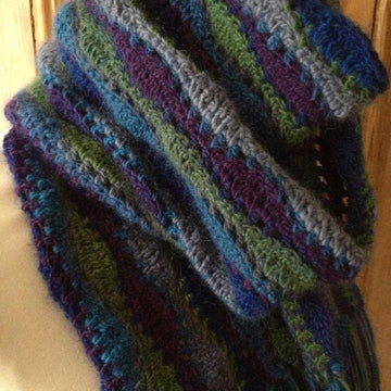 Little Landscapes Crochet Scarf