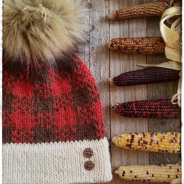 Gem Corn Plaid hat