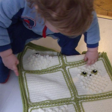 Blanket with Bobble Owl