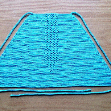 Turquoise halter top