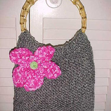 Whimsy Wooden Handle Purse