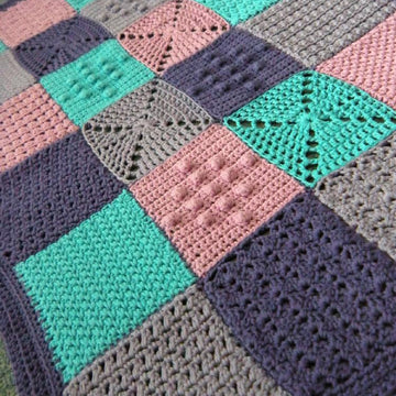 Stitch Pattern Sampler Blanket