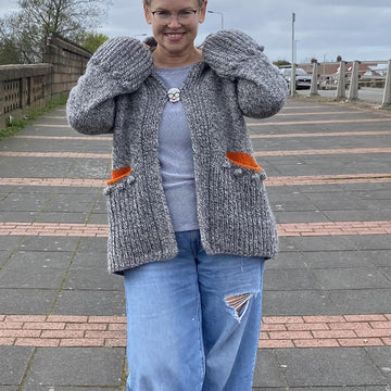 Marled Hoody Cardigan