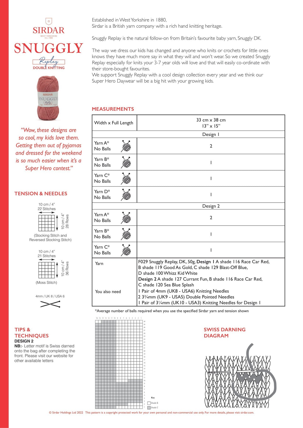 Super Gadget Bags in Sirdar Snuggly Replay DK - 2622 - Downloadable PDF