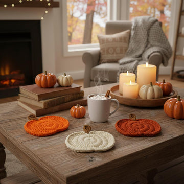 Easy Pumpkin Coaster