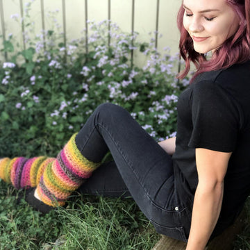 Comfy Coral Reef Legwarmers