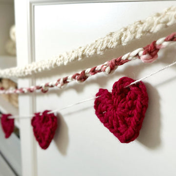 Crochet Heart Garland 089
