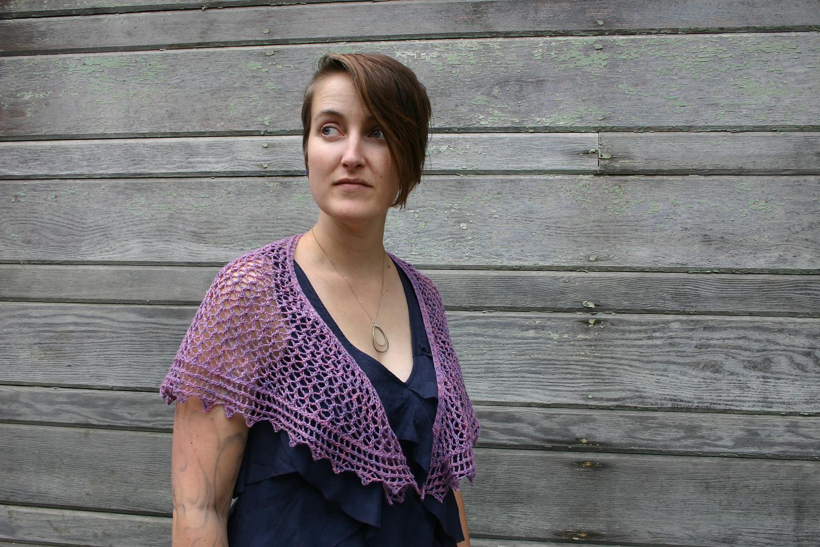 Meandering Pathway Shawl