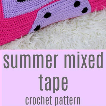 Summer Mix Tape Pillow