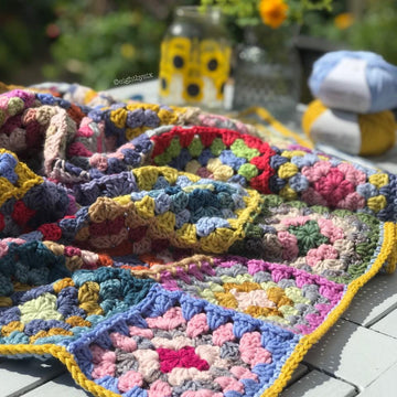 Merino Granny Blanket