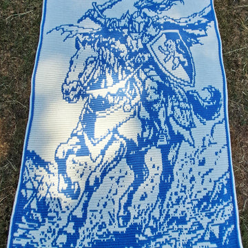 Noble Knight | Medieval Fantasy Crochet Blanket