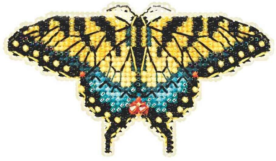 Mill Hill Yellow Swallowtail Cross Stitch Kit