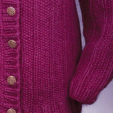 Seed and Slip Stitch Rib Cardigan #118
