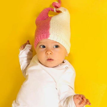 "Polar Beanie" - Beanie Knitting Pattern For Babies in Paintbox Yarns Simply DK