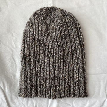 The First Ribbed Beanie Hat Pattern