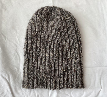 The First Ribbed Beanie Hat Pattern