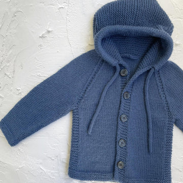 Strickanleitung Kinderjacke Kapuzenjacke LINUS Nr. 2