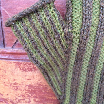 Vertical Stripe Mitts