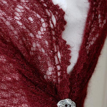 Rectangle Lace Shawl Victoria