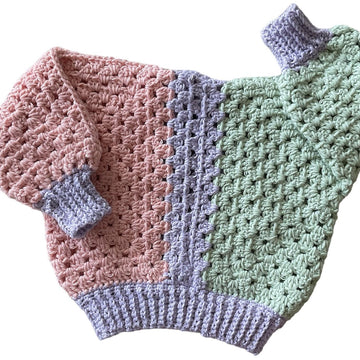 Kids Happi Scrappi Hexi - Use ANY size hook or Yarn